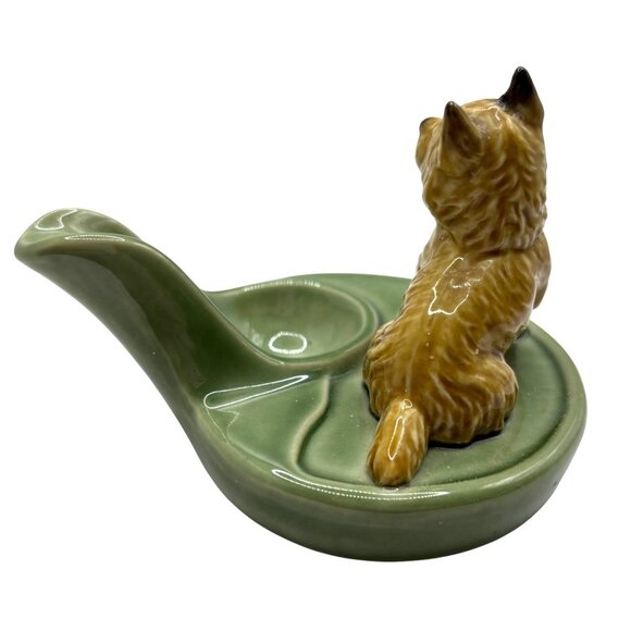 Vintage WADE England Cairn Terrier Porcelain Ornamental Pipe Rest - Picture 5 of 8